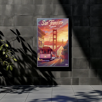 San Francisco Vintage Poster