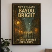 New Orleans Bayou Bright Poster