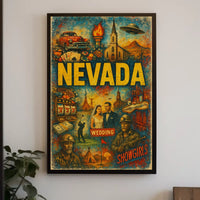 Nevada A Vibrant Tapestry Poster