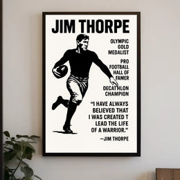 Celebrating Jim Thorpe A Legendary Athlete Jim Thorpe Poster