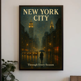 New York City Through Every Season Poster