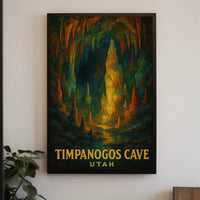 Timpanogos Cave Utah Poster
