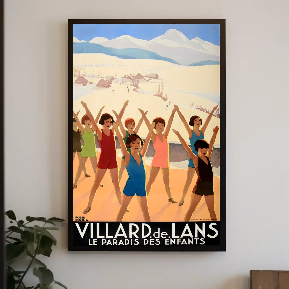 Villard-De-Lans Le Paradis Des Enfants Poster