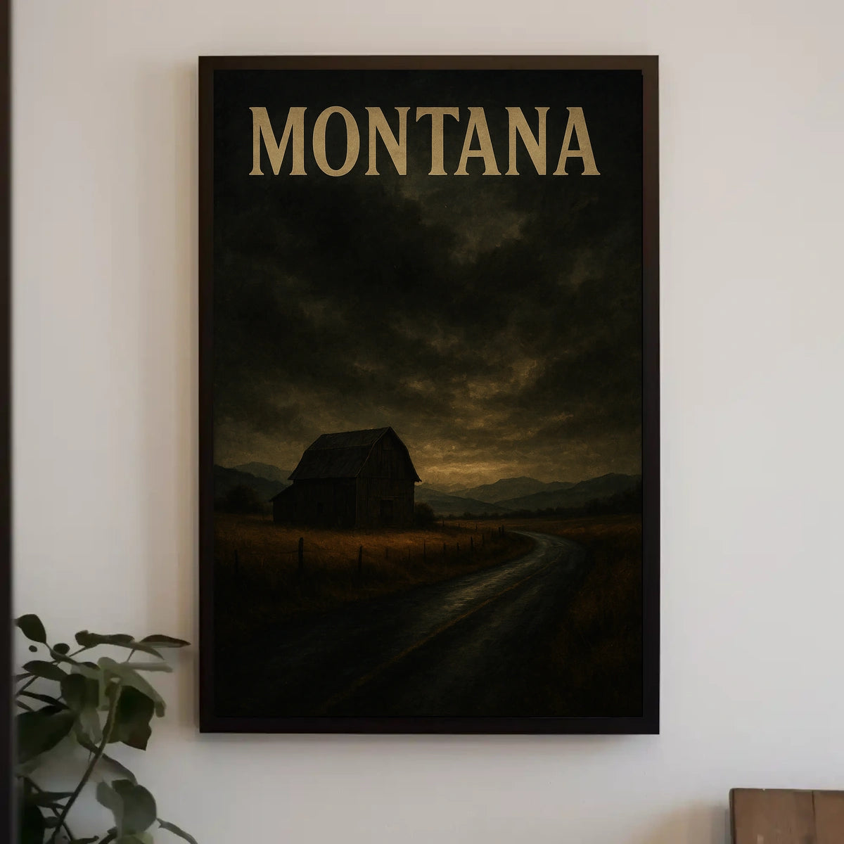 Montana Landscape Poster