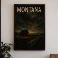 Montana Landscape Poster