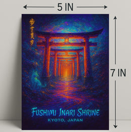 Fushimi Inari Shrine Kyoto Cultural or Heritage Poster
