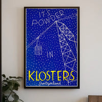 Powder In Klosters Poster