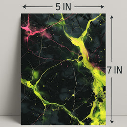 Neon Abstract Abstract Poster PosterGoat