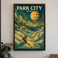 Park City, Utah Jupiter Bowl Poster