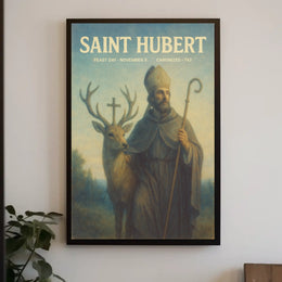 Saint Hubert Patron Saint Of Hunters Poster