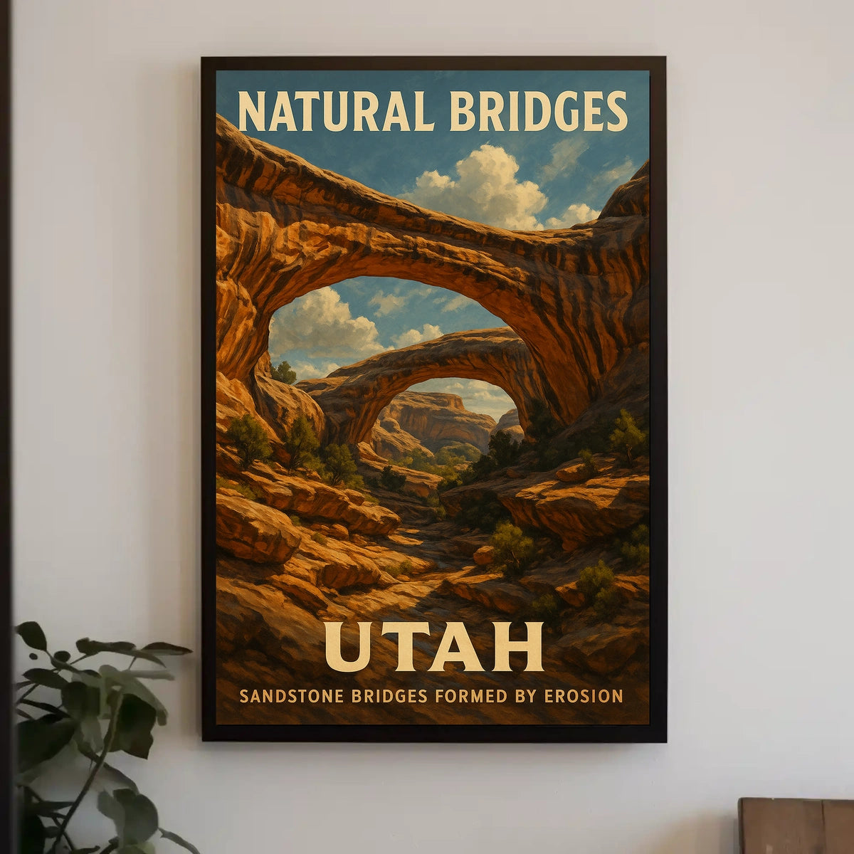 Natural Bridges Of Utah Poster