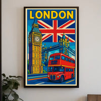 London Landmarks Poster