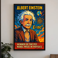 Albert Einstein Nobel Prize Winner Poster