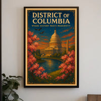 District Of Columbia Poster For History Lovers Modernity