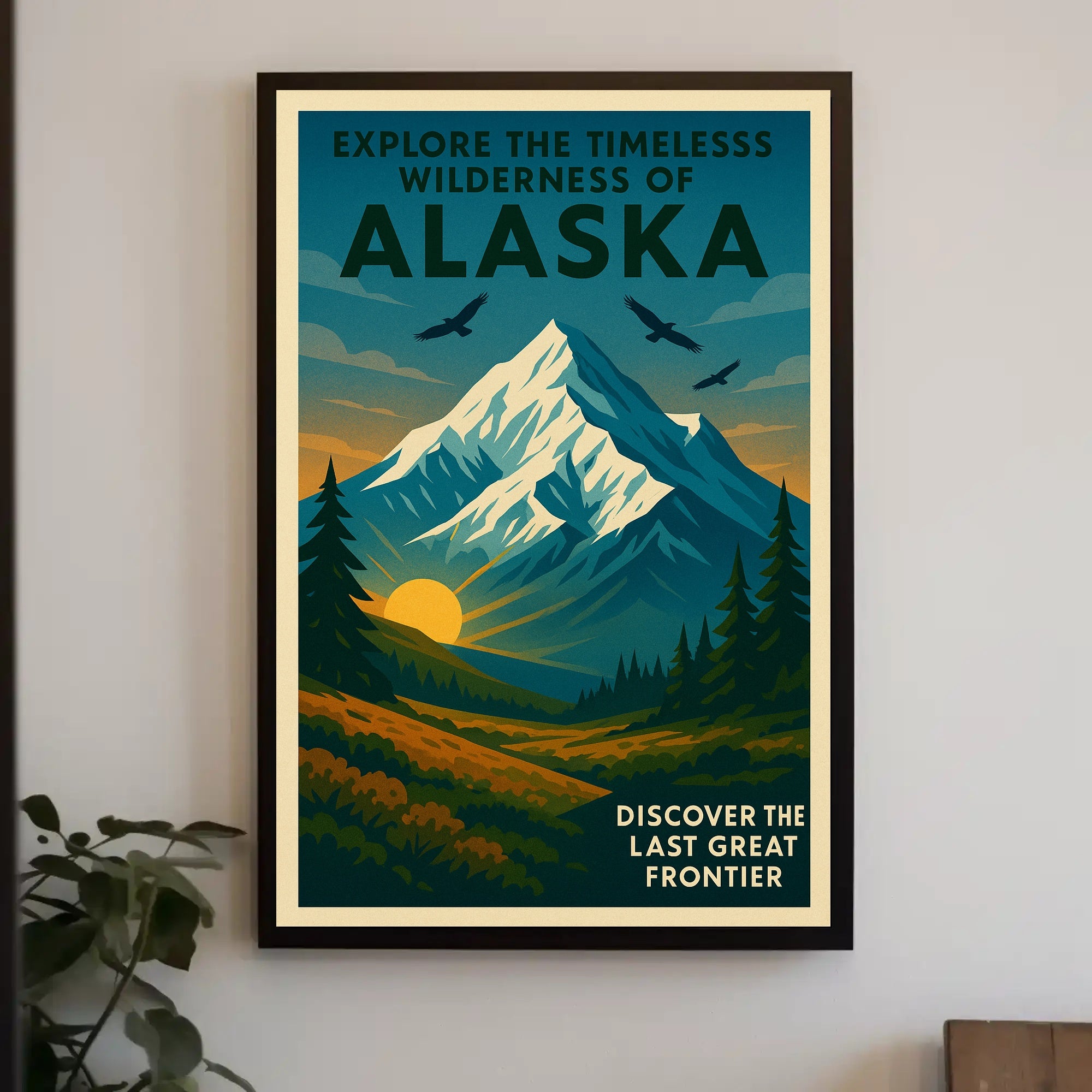 Explore The Wilderness Of Alaska Poster PosterGoat
