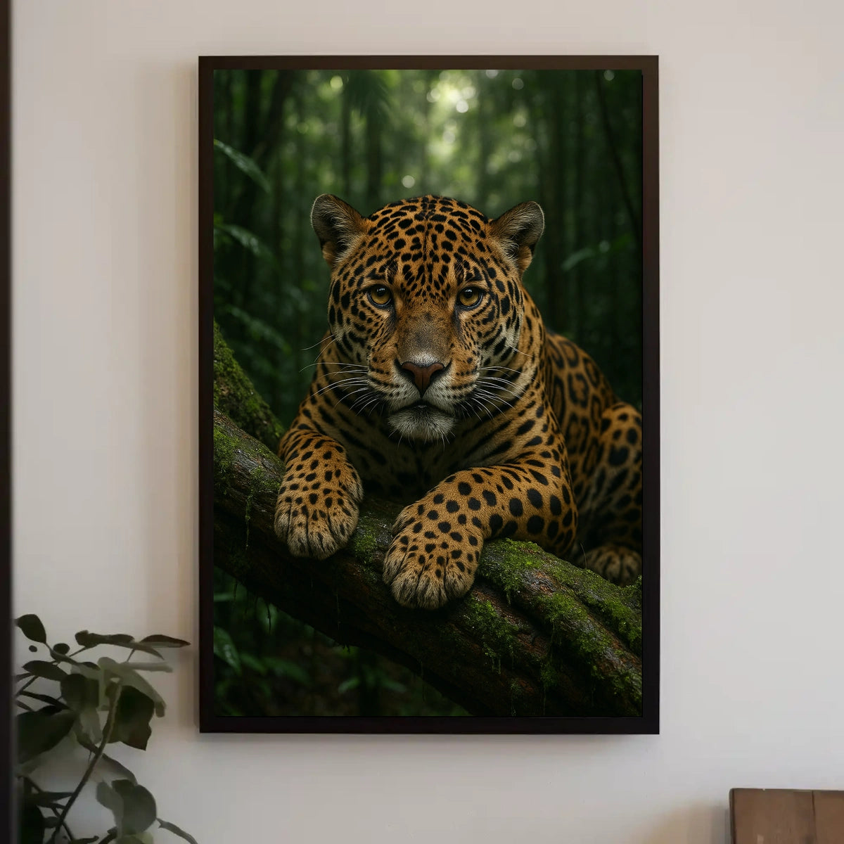 Majestic Jaguar in the Jungle Poster