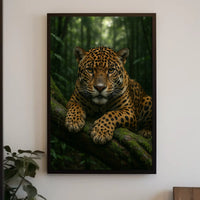 Majestic Jaguar in the Jungle Poster