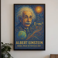 Albert Einstein Nobel Laureate Poster