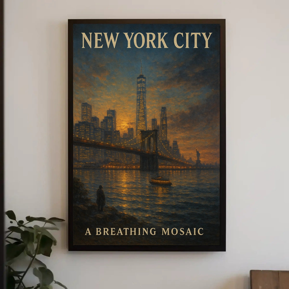New York City A Breathing Mosaic Poster