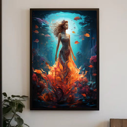Oceanic Elegance Poster