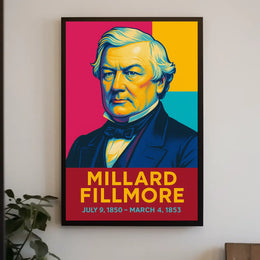 Millard Fillmore 13Th President Poster