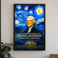 Thomas Jefferson 3rd President of the United States Presidential Masterpiece Series Poster