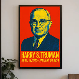 Harry S. Truman Presidential Term Poster
