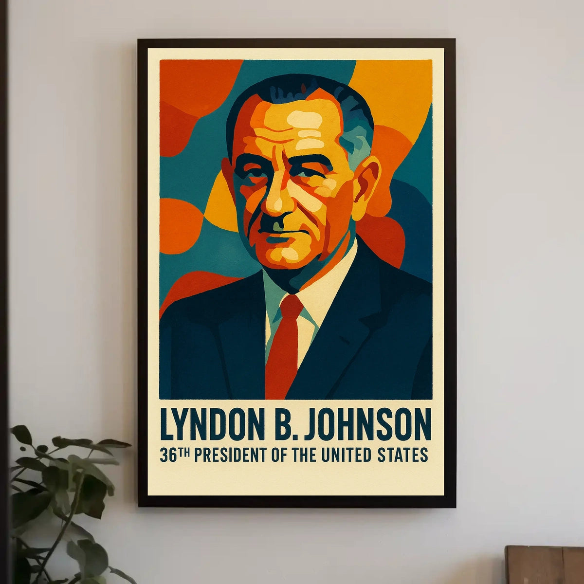 Lyndon B. Johnson 36Th President Poster