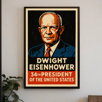 Dwight Eisenhower 34th President Poster