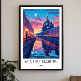 Saint Petersburg Cathedral Poster