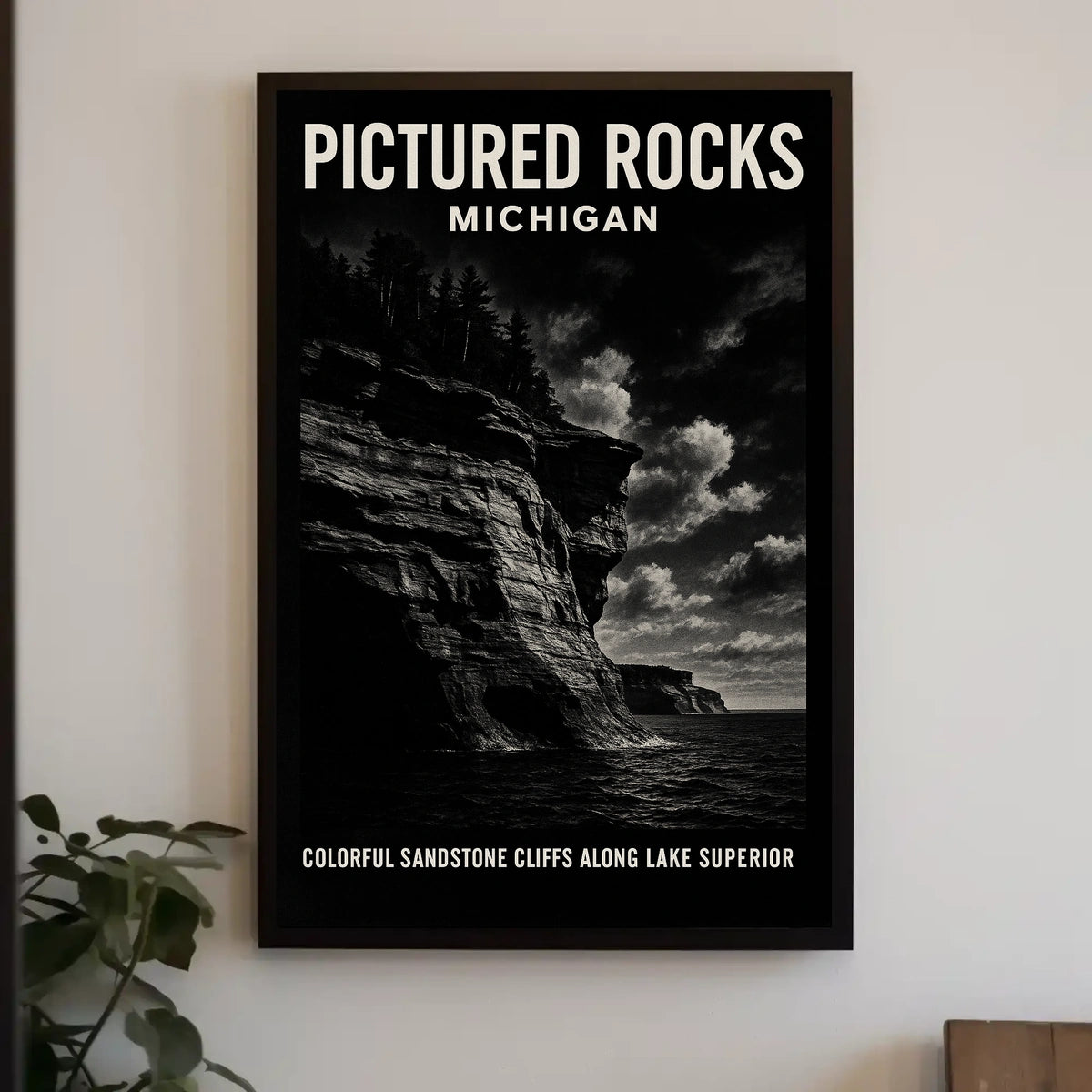 Pictured Rocks Of Michigan Poster