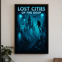Lost Cities of the Deep Poster PosterGoat
