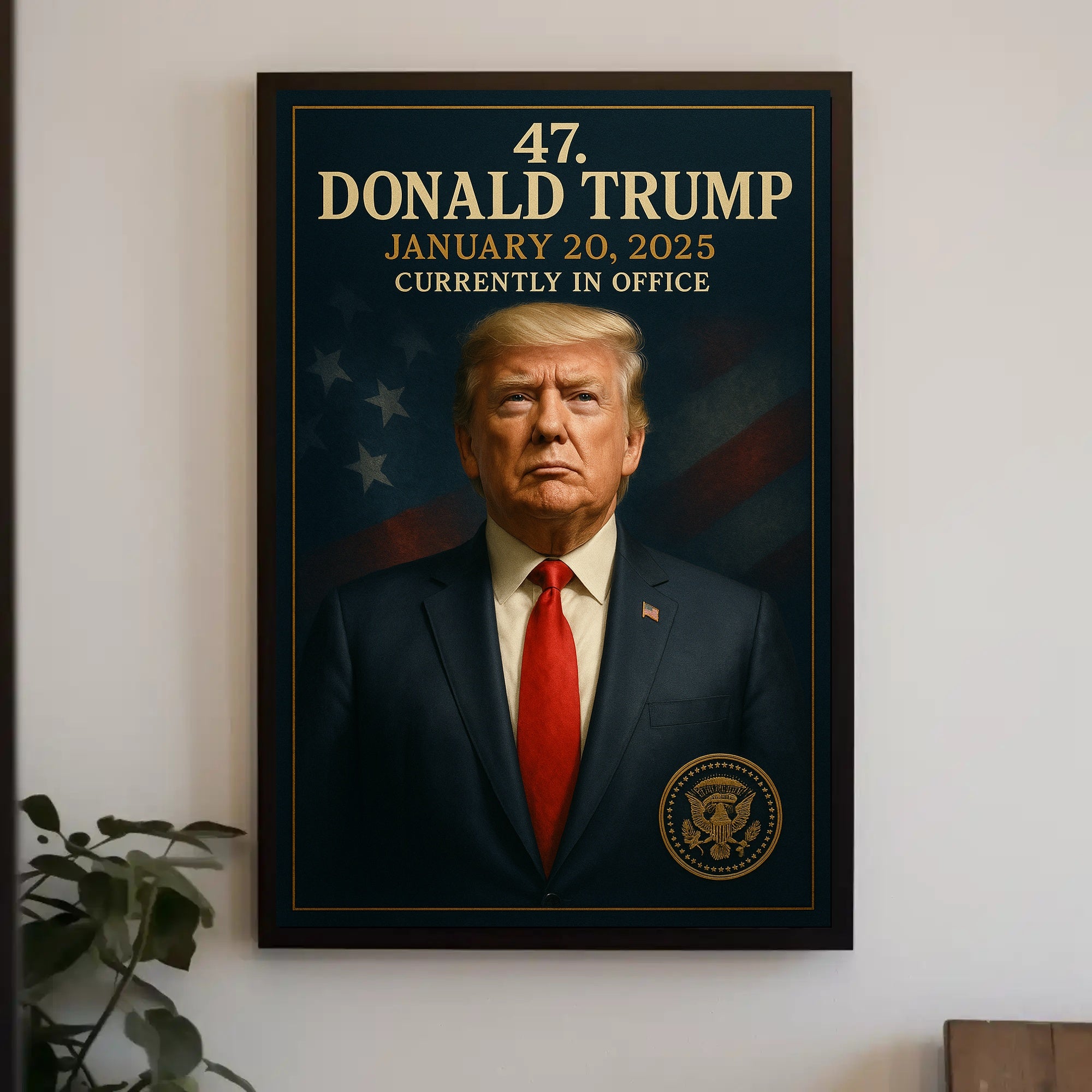 Donald Trump 47th President Poster
