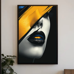 Abstract Expression Bold And Vivid Poster