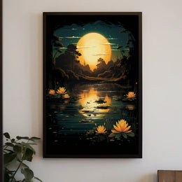 Moonlit Serenity Poster