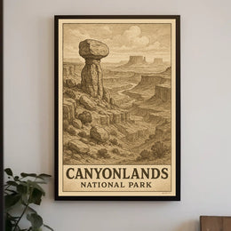 Canyonlands National Park Adventure Wanderlust Poster