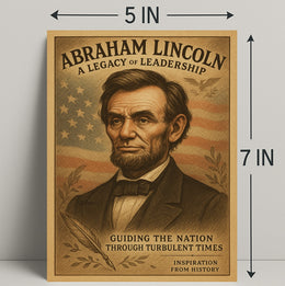 Abraham Lincoln Vintage Art Historical or Presidential Poster