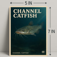 Channel Catfish Poster PosterGoat