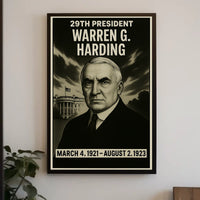 Warren G. Harding 29Th President Poster