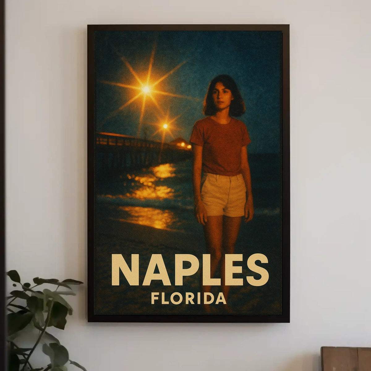 Naples, Florida Nighttime Serenity Poster