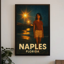 Naples, Florida Nighttime Serenity Poster