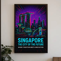 Singapore The City of the Future Poster