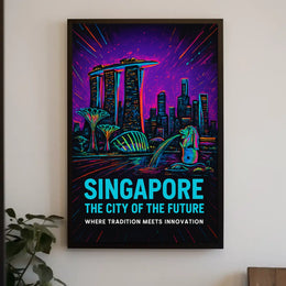 Singapore The City of the Future Poster