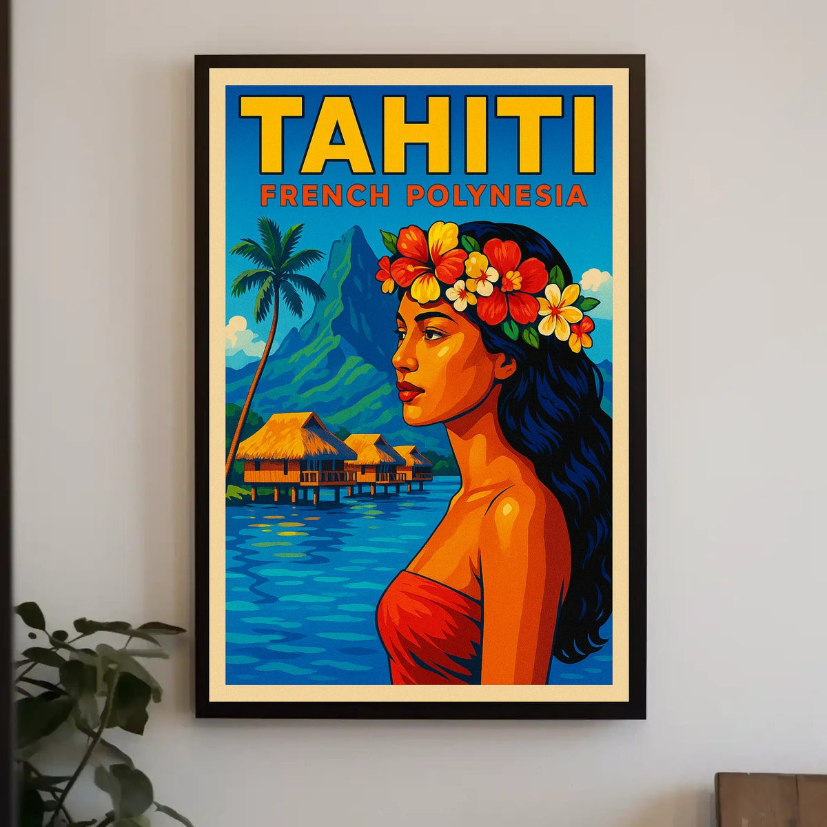 Tahiti French Polynesia Poster