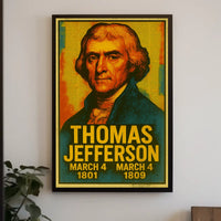 Thomas Jefferson Vintage Patriotic Collector Poster