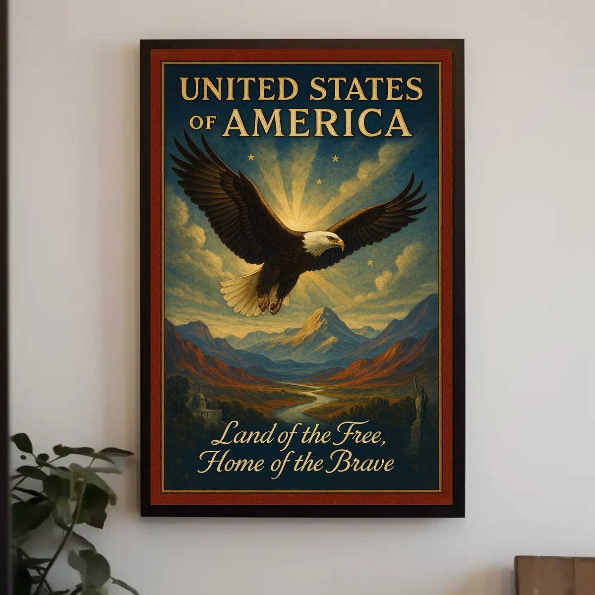 Land of the Free, Home of the Brave Poster