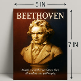 Beethoven Musical Genius Poster PosterGoat