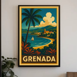 Grenada Travel Poster