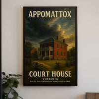 Appomattox Court House Poster
