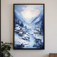 Winter Wonderland Village Poster
